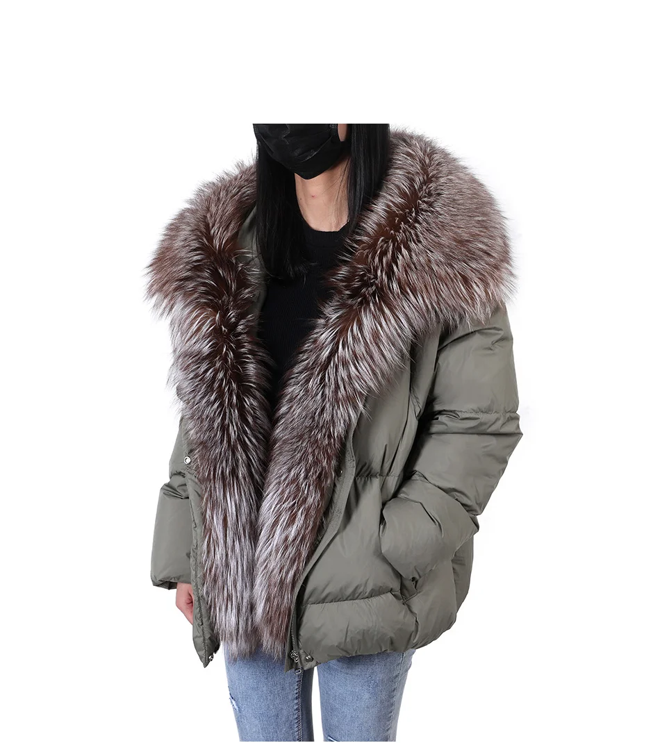 2026 MAOMAOKONG White Duck Down Jacket Winter Women