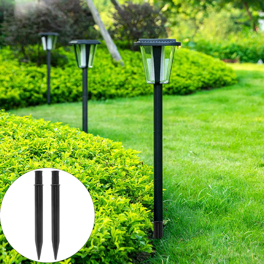 10Pcs Weather Resistant Plastic Ground Stakes for Solar Lights Lawn Garden Yard Lamp Replacement Spikes Outdoor Light Fixing