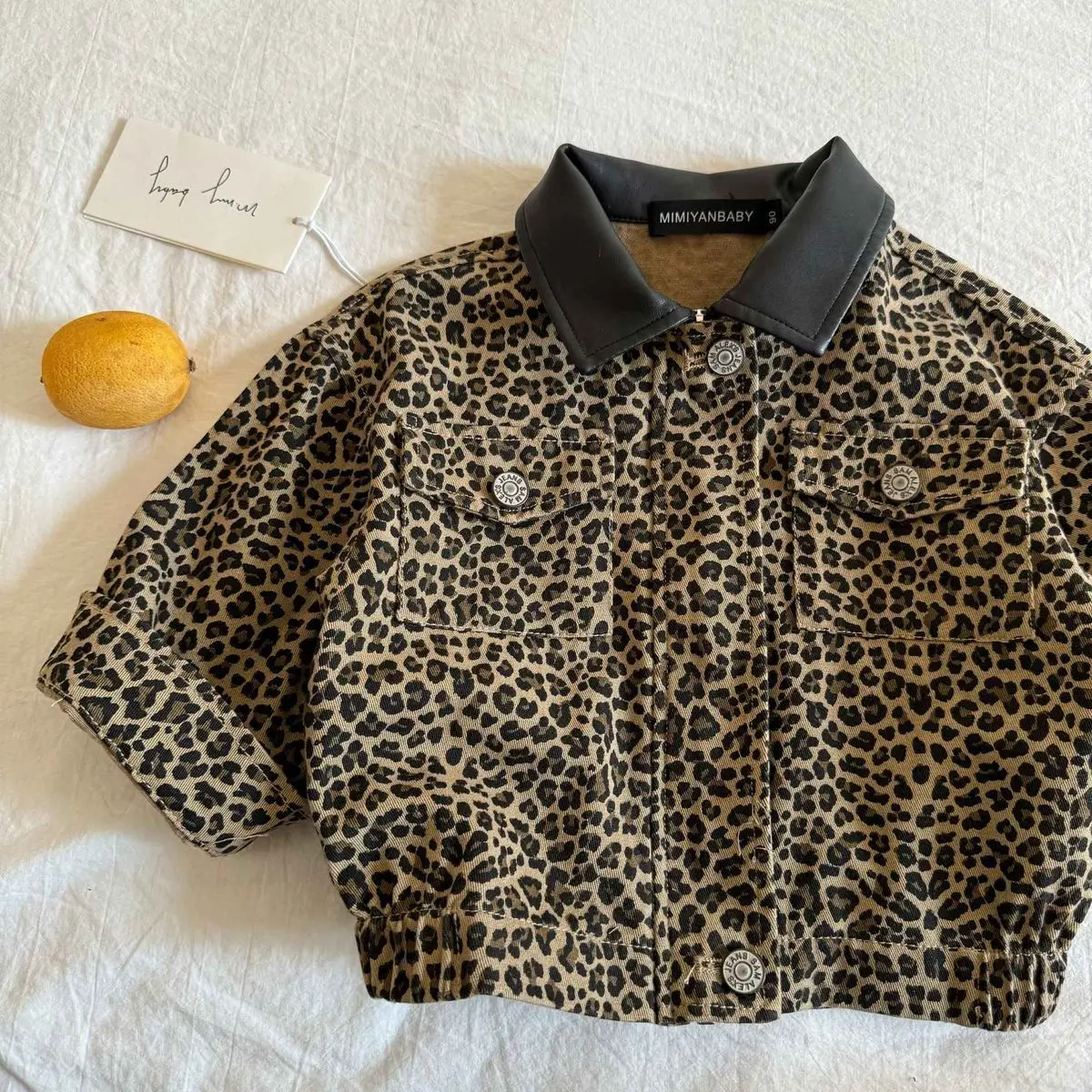 

Spring Autumn Kids Zipper Coats Children Casual Cool Clothes Outwear 2025 Fashion Girls Boys Baby Leopard Jackets
