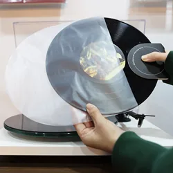 25/50PCS Clear 10inch Inner Sleeves Anti-static 3 Mil Plastic Vinyl Record Inner Sleeves Protective Bags For 10'' Viny Record SP
