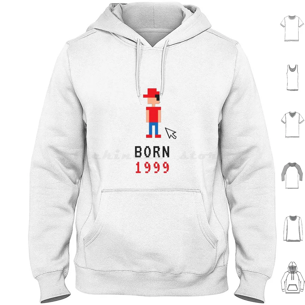 Born In 1999 Hoodies Long Sleeve 1999 Classic Music 90s Birthday Prince 99 Amine Christmas