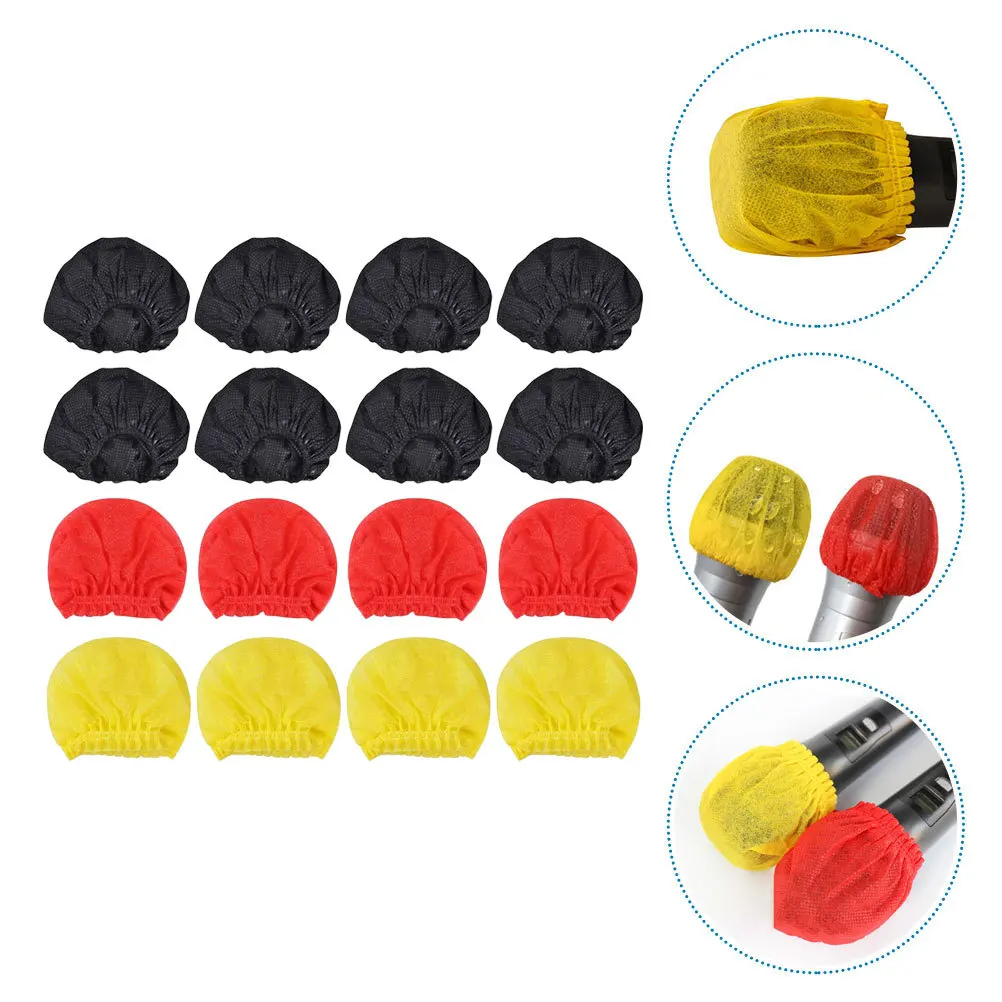 200 قطعة غطاء ميكروفون المتاح غير المنسوجة واقية هيئة التصنيع العسكري حامي الزجاج الأمامي صوت أنبوب Ktv توريد ميكروفون ملحق #6