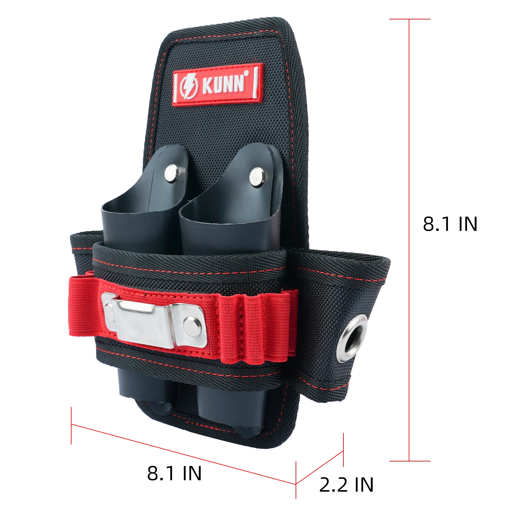 KUNN Small Tool Pouch with Belt Clip,Mini Work Tool Organizer Holder