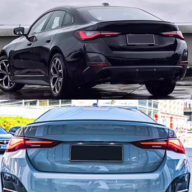 

Car Rear Trunk Spoiler Wing Car Tail Wing Accesorios For BMW G24 G26 I4 430i M440i Gran Coupe 4 Door 2022-2024 Gloss Black
