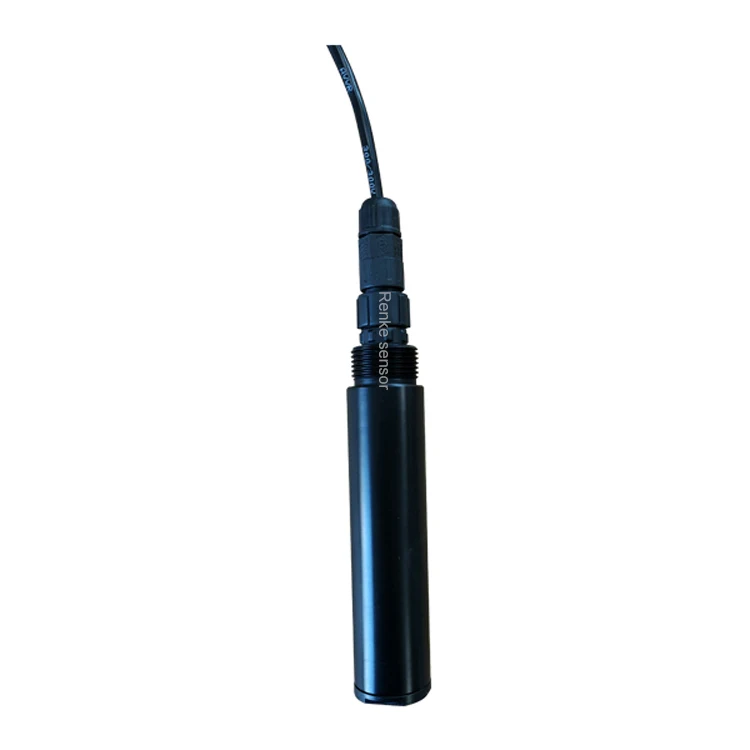 Industrial Automatic Cleaning Chlorophyll Probe Aquaculture RS485 Optical Sensor for Algae Growth Monitoring