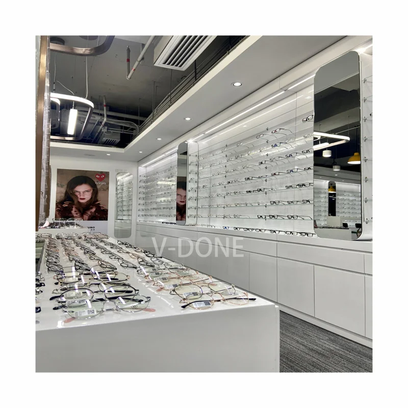 Customized. Eyeglasses Store Furniture Display Sunglasses Showroom Optical Shop Furniture Store Interior Design