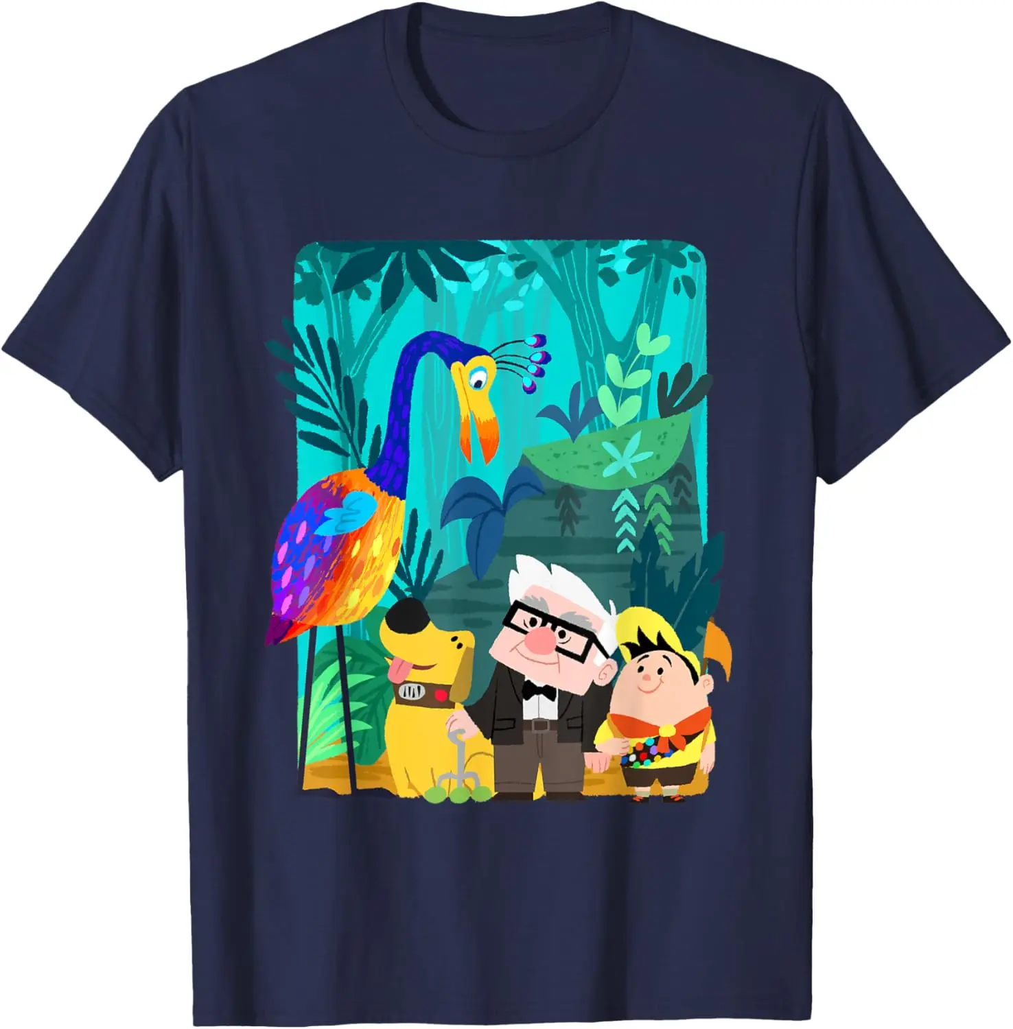 تي شيرت ديزني وبيكسار أب كارل راسل دوج كيفن بارادايس فولز #2