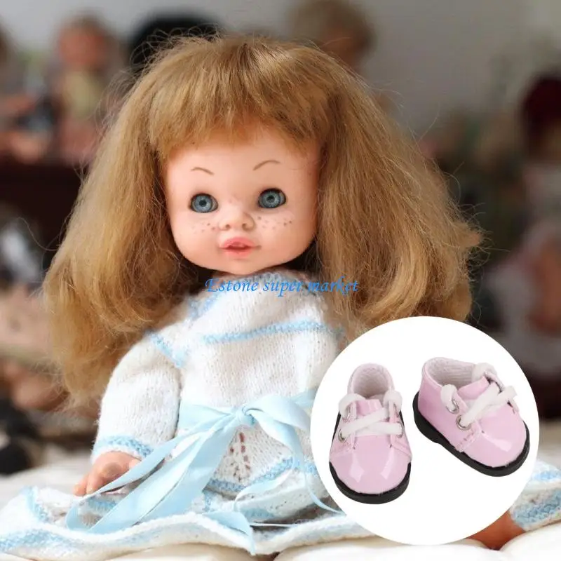 

090B Half Dozen Glossy Doll Footwear 17Cm Size PVC Footwear Color Variations