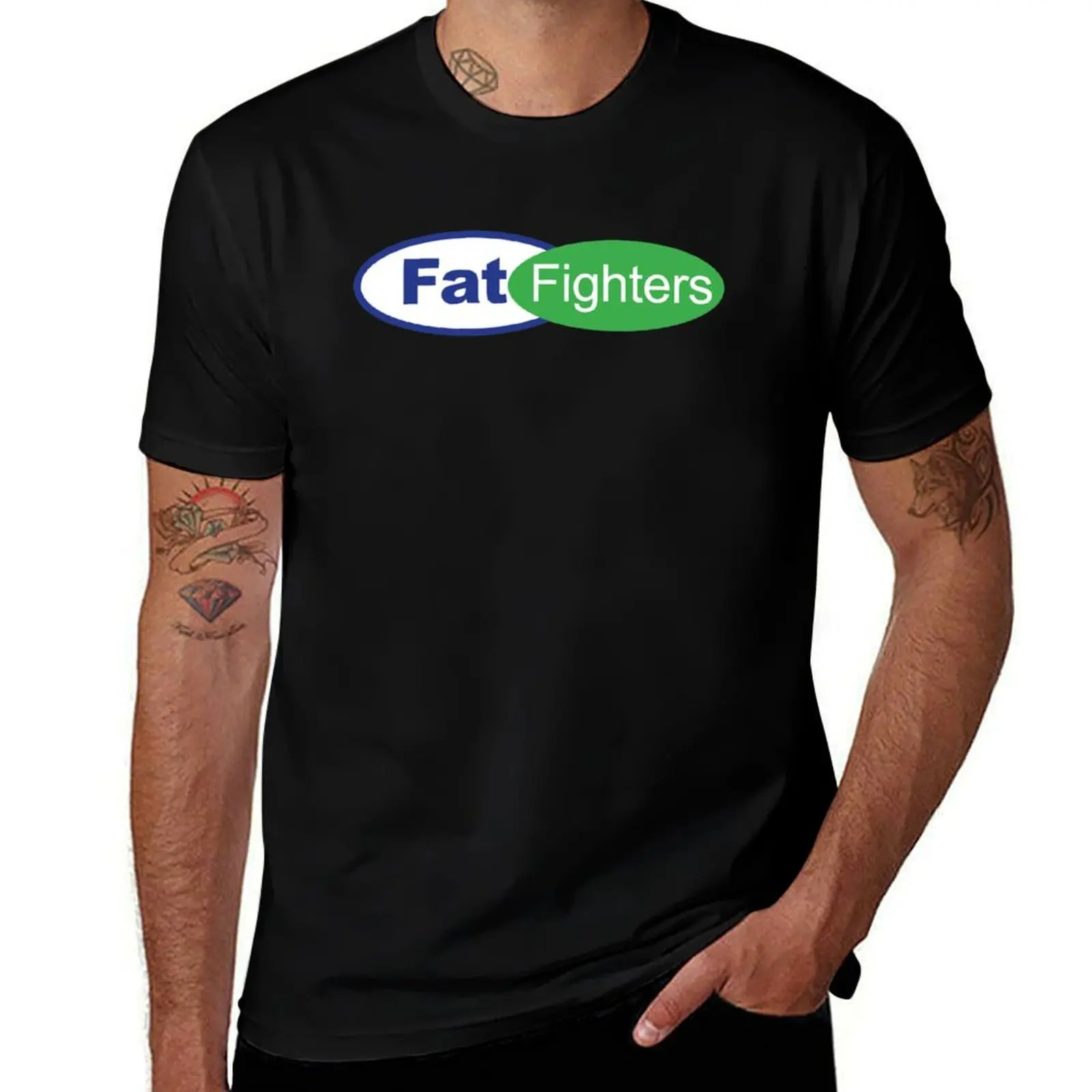 Majorie Dawes Fat Fighters T-Shirt quick drying Blouse mens graphic t-shirts hip hop