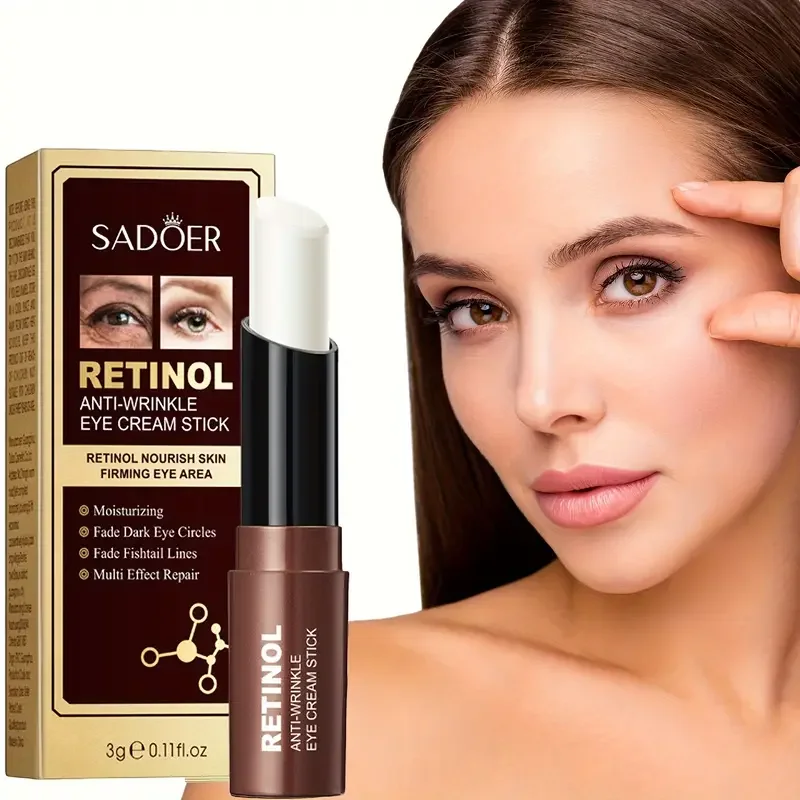 Retinol Eye Cream Stick Removing Anti Dark Circles Under the Eyes Moisturizing Firming Eyes Brighten Eye Skin Care Products