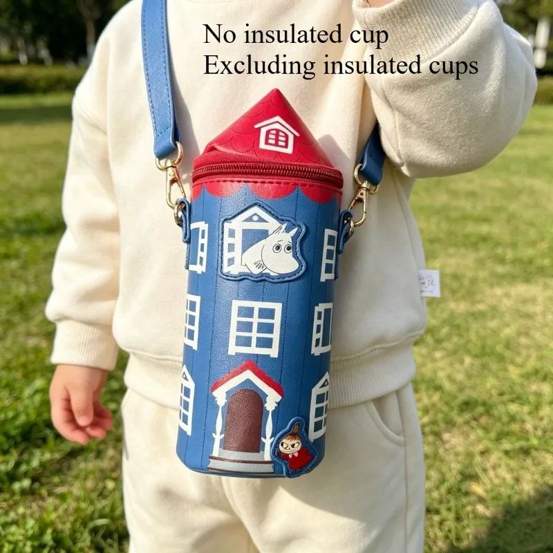 

Moomin Friends Style House-shaped Cup Crossbody Bag, Cute Anime Water Bottle Holder, Lightweight Tumbler Sleeve Birthday Gift