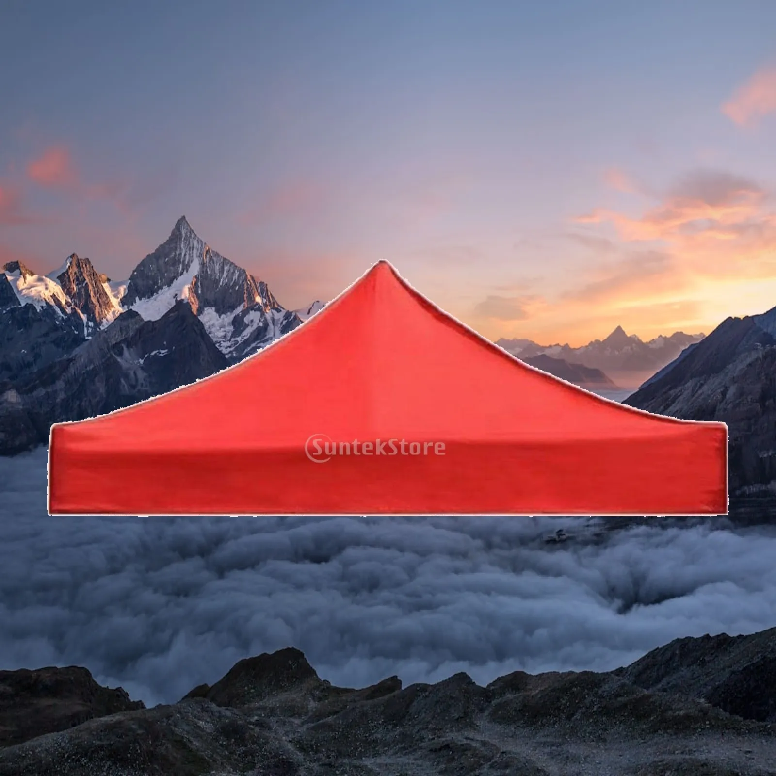 Replacement Outdoor Tent Canopy Top Only Waterproof Oxford Fabric Silver Lining Shade Cover for Patio Gazebo