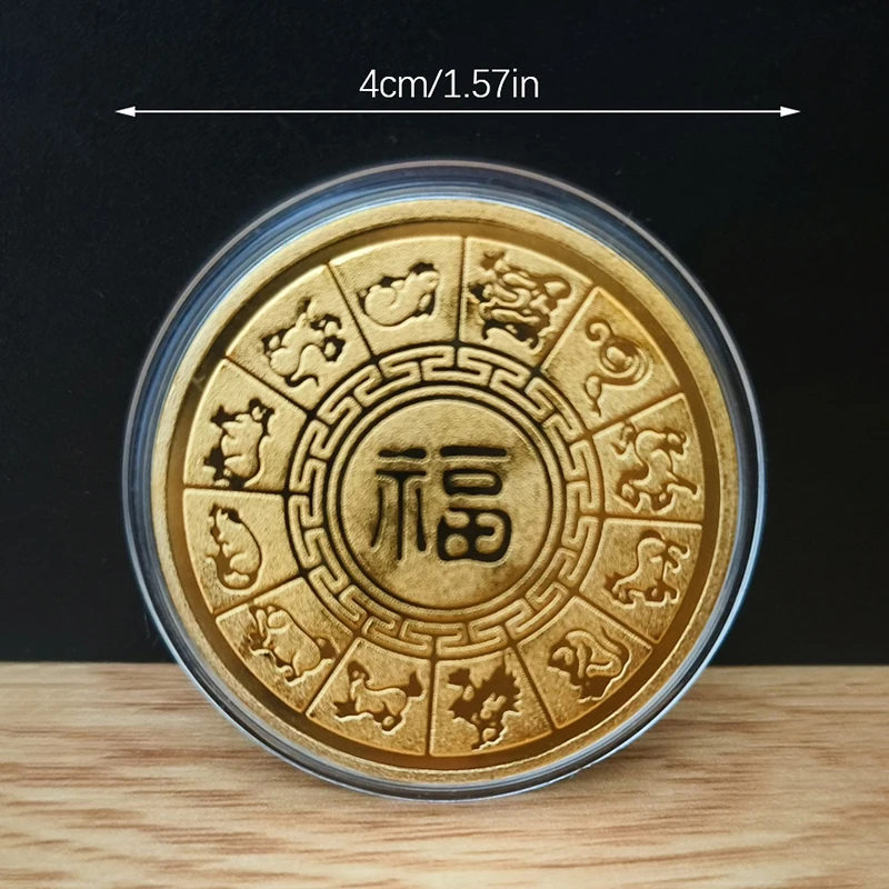 Chinese Culture Year Of The Snake Coins Collectibles Challenge Chinese Mascot Snake Commemorative Coin New Year Coins