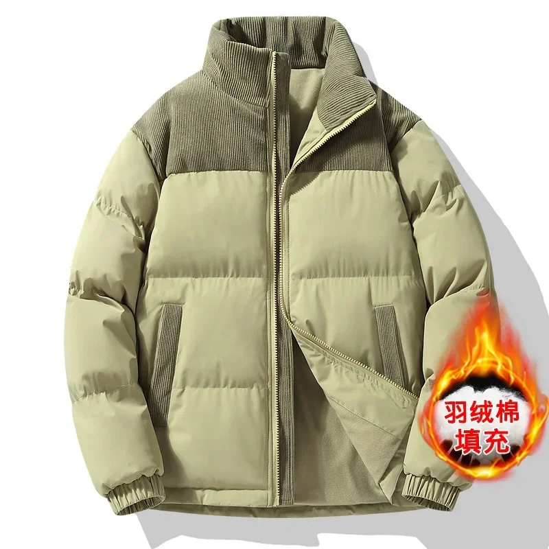 Inverno quente puffer jaqueta masculina novos casacos de algodão moda casual esportes grosso casal jaquetas de algodão unisex outwear parka