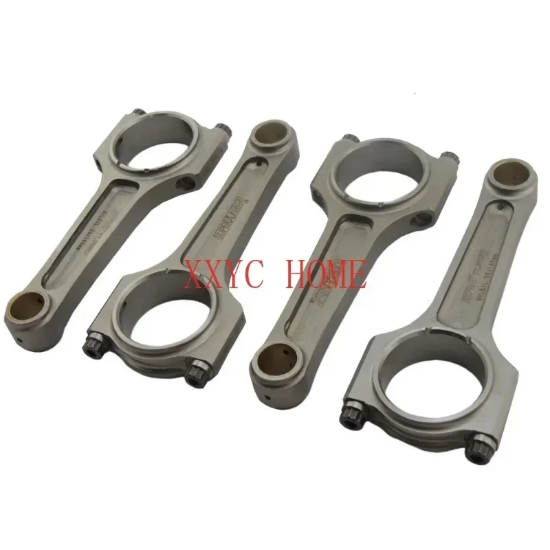 

144 MM 4340 A-BEAM forged connecting rods For VW AGU AEB TDI ADR AP 20mm wrist pins 4 pc set 1.8L 2.0L 8v 16v 20v Golf Jetta A80