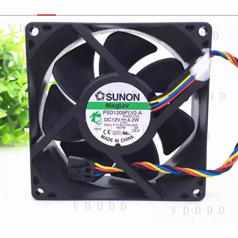

LL for 1PCS SUNON PSD1209PLV2-A DC12V 4.2W 4-wire cooling fan 9cm