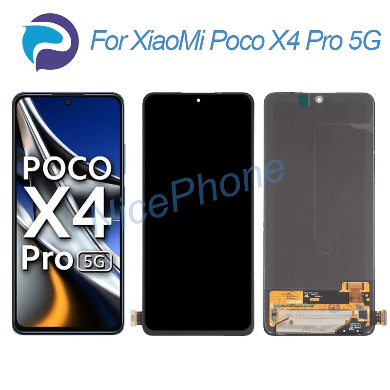 For XiaoMi Poco X4 Pro 5G LCD Display Touch Screen Digitizer Assembly Replacement 6.67