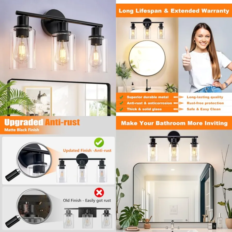 DLLT Bathroom Light Fixtures: 18.51