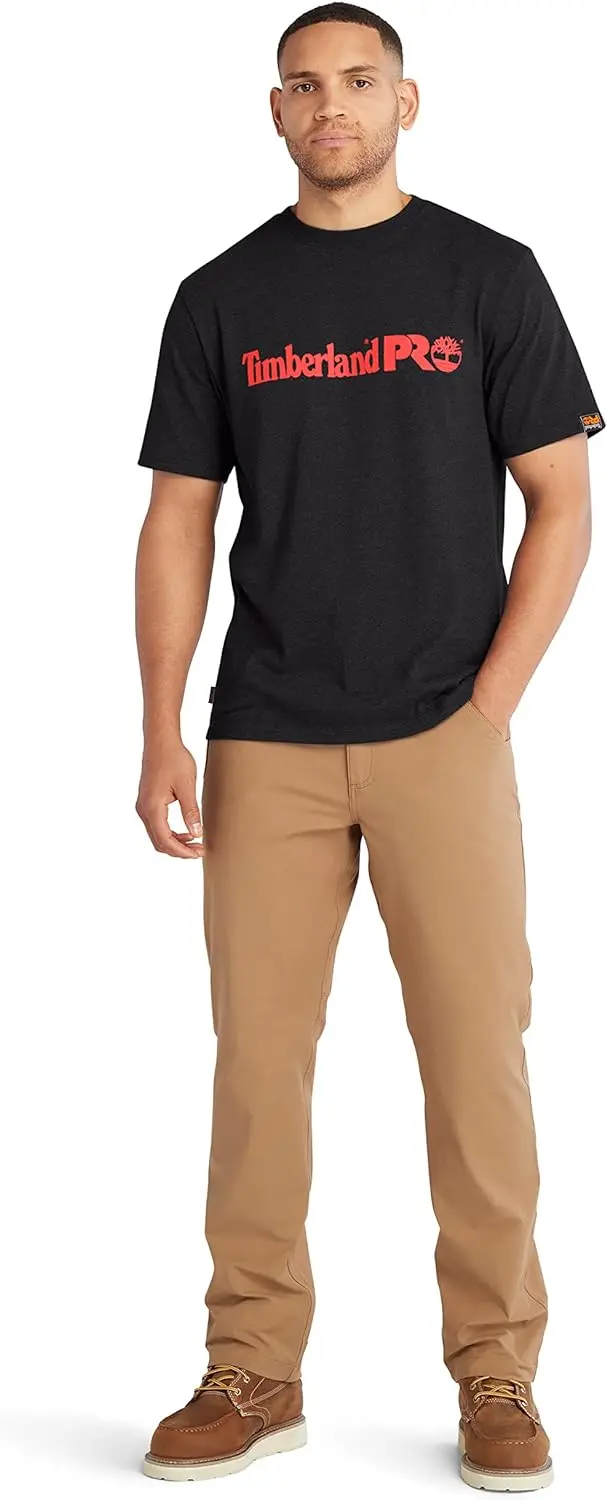 Unisex-Adult Core Linear Logo Short-Sleeve T-Shirt