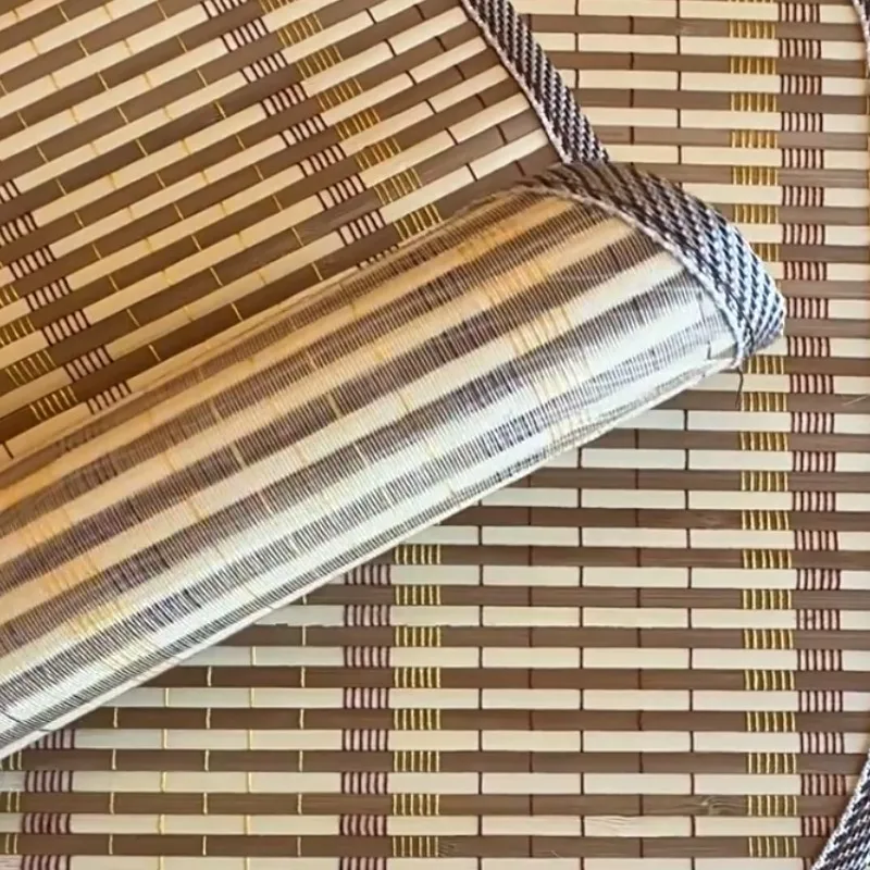 Nordic Woven Oval Bamboo Placemats 1/4/6pcs Heat-Resistant Tableware Mats for Kitchen Dining Table Party Decor Christmas Gift
