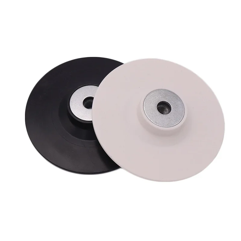 4-Inch 100mm Backing Pad Woodworking Steel Paper Disc Tray For Angle Grinders Sander Polishers Fibre Discs Power Tools Part