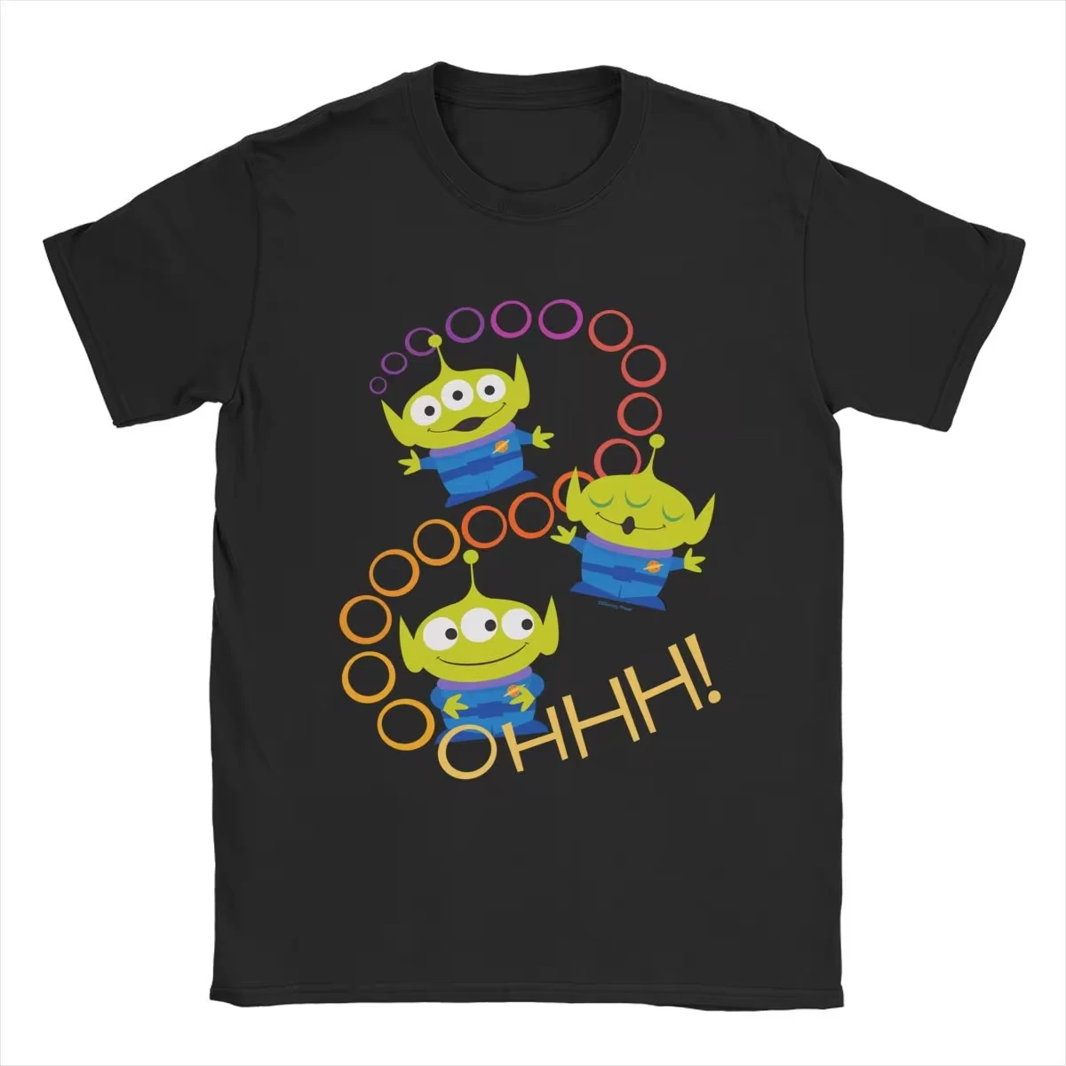 Toy Story Aliens oooh Cartoon Men T Shirt novità Tees manica corta girocollo T-Shirt cotone Plus Size top