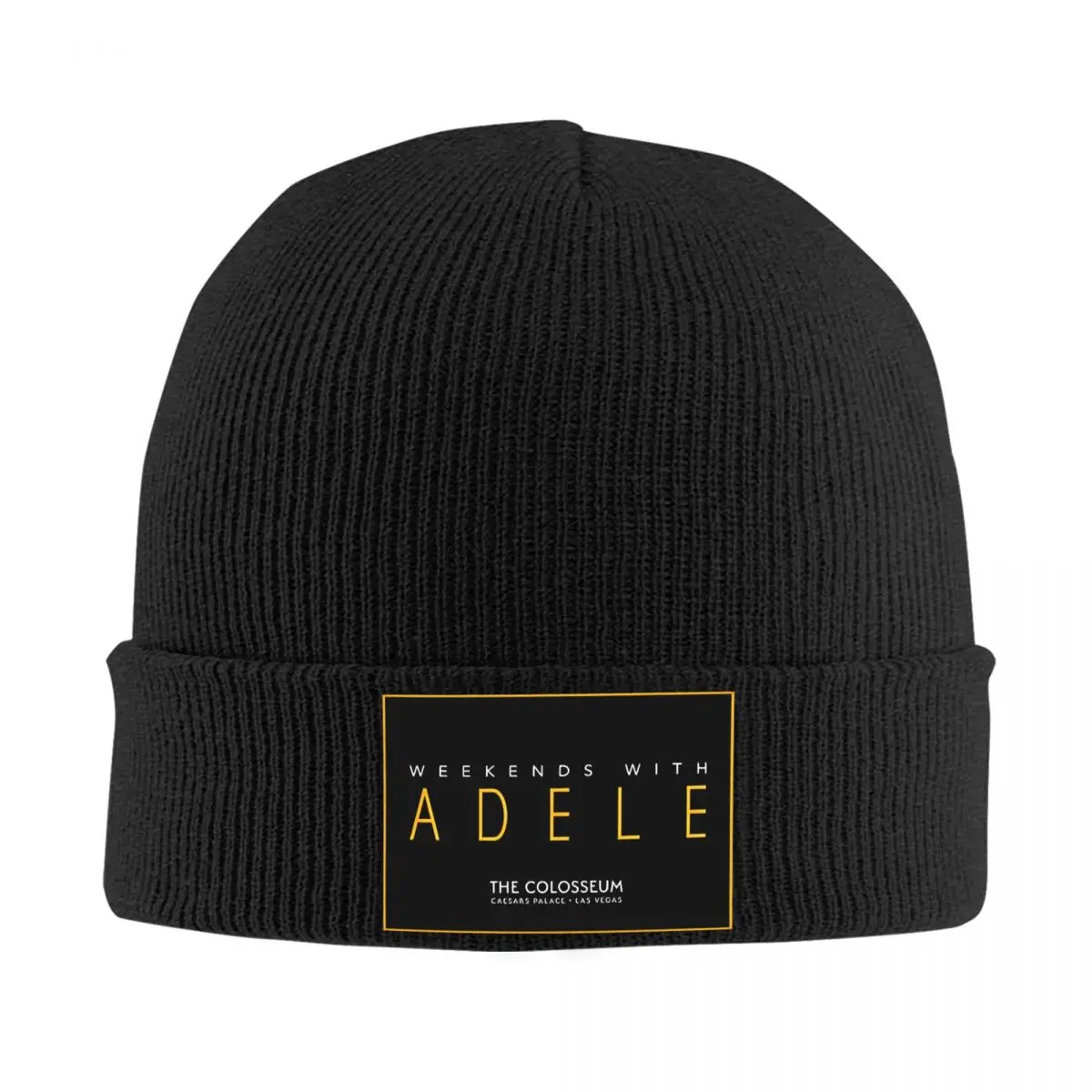 Adele Music Singer Adele In Munich Tour 2024 Bonnet Hats Pattern Knit Hat Winter Street Y2K Men Women Outdoor Sport Elastic Cap