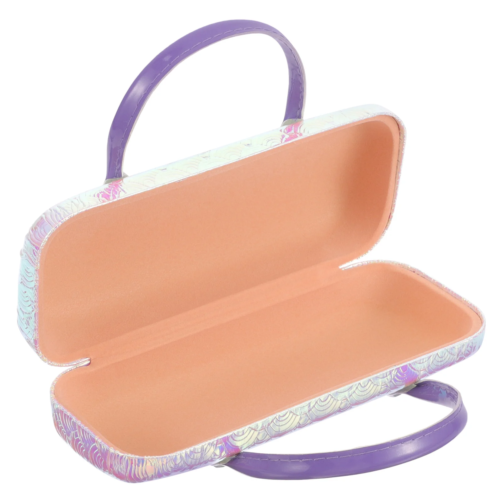 

Creative Portable Handheld Eyeglass Case PU Storage Box Multifunctional Travel Organizer Sunglass Hard Case Glasses