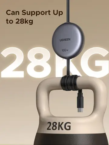 Кабель UGREEN 100W Nexode USB-C с выдвижным шнуром, зарядный кабель Type-C для iPhone 17/16/15