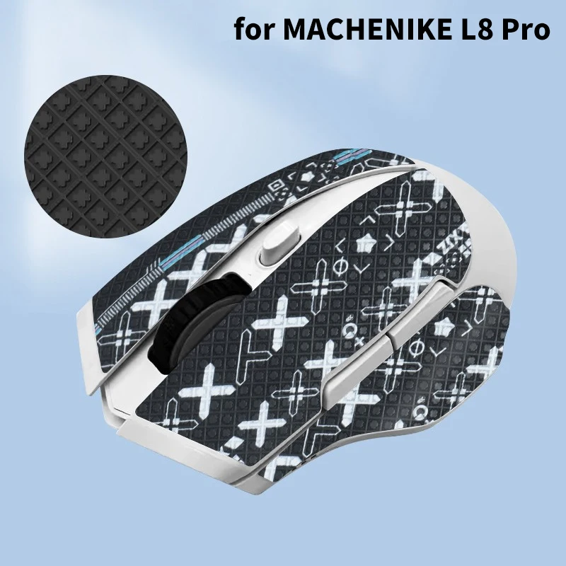 Non Slip Mouse Sticker Grip Tape Skate For MACHENIKE L8 PRO Gaming Mouse Desktop Gamer Accessories Anti-Slip Suck Sweat