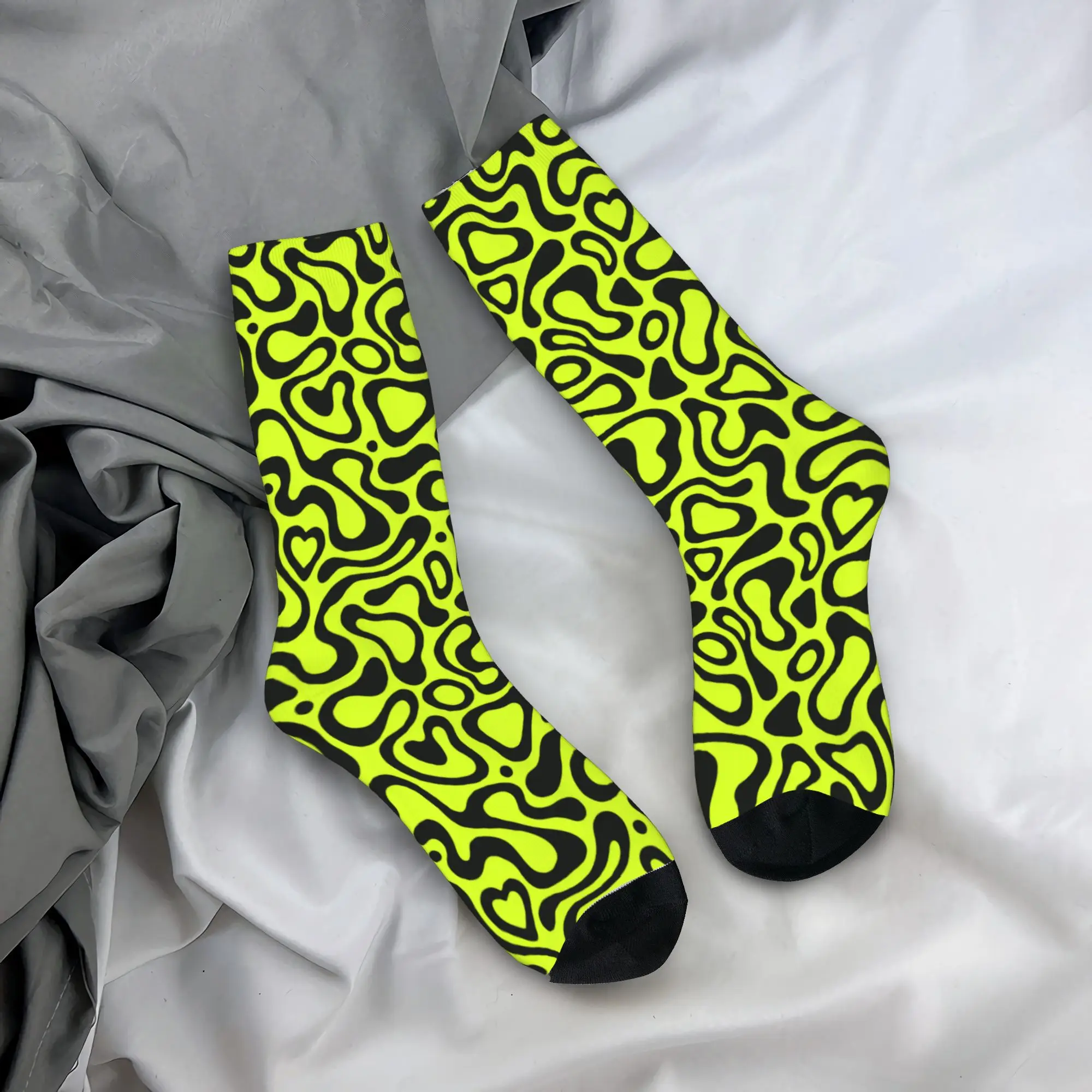 Motorcycle Racing Stockings L-Landos Pattern Elegant Socks Autumn Anti Skid Socks Women Men Skateboard Quality Socks