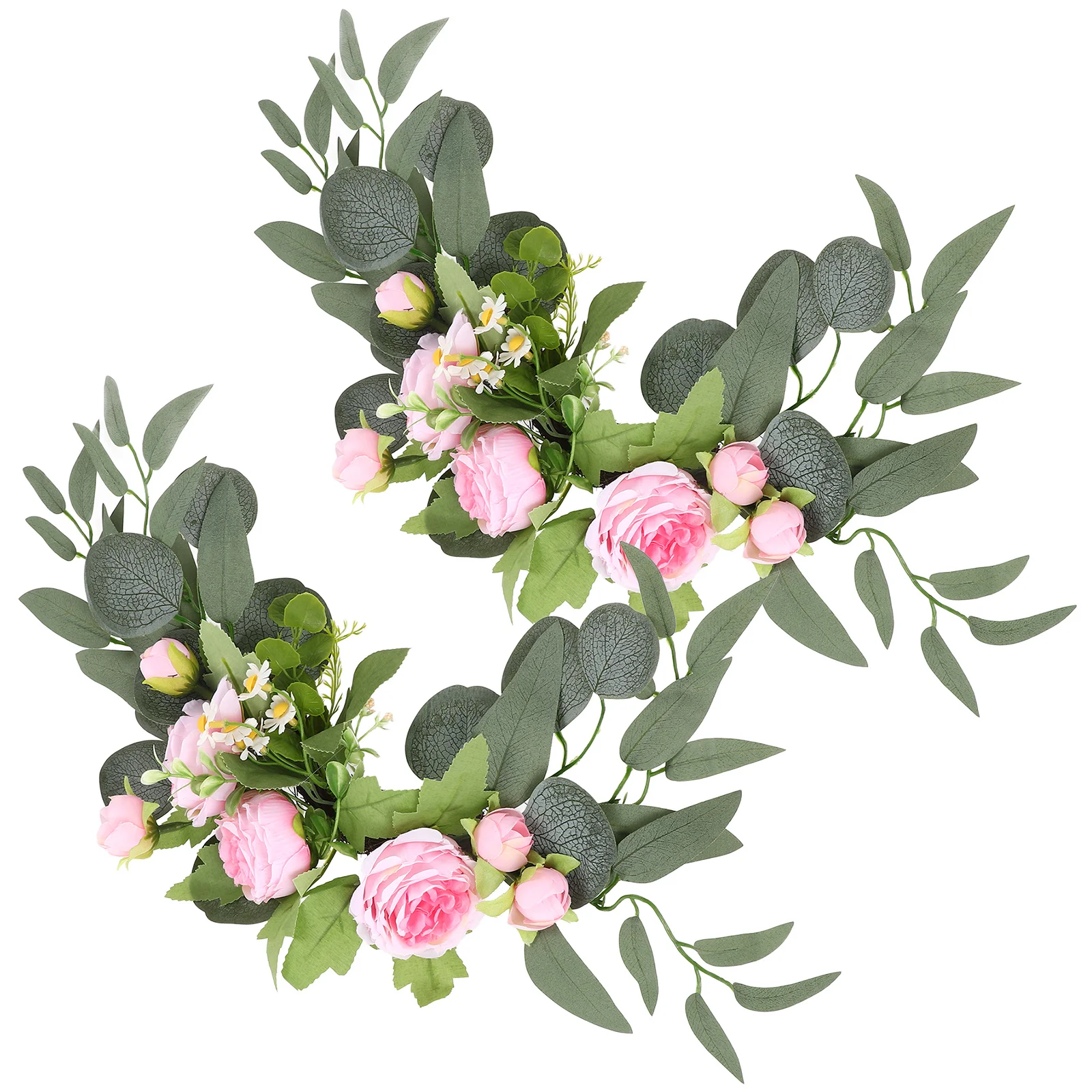 

2pcs Artificial Peony Decors Fake Flower For Wedding Welcome Board Party Supply Arch Flower Adornment Simulation Peony Ornament