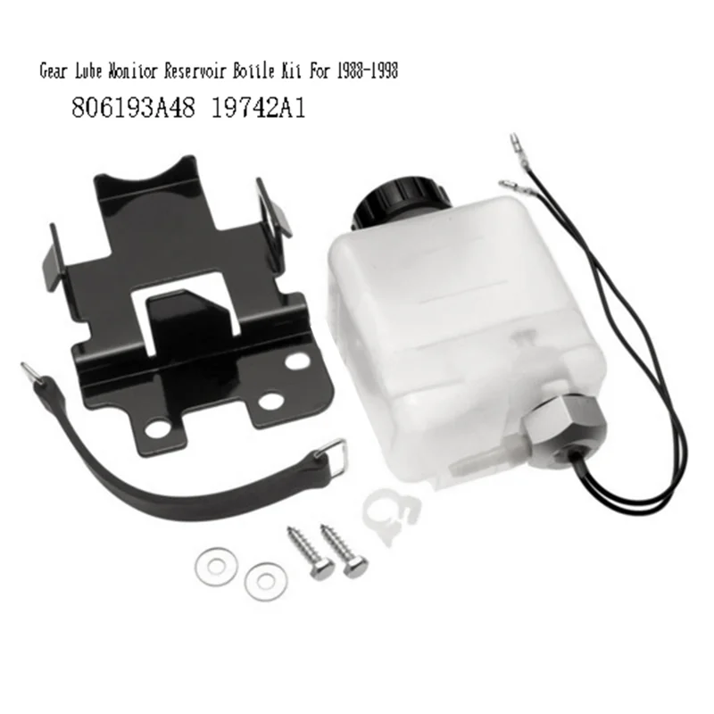 Kit de garrafa reservatório de monitor de lubrificação de engrenagem 806193A48 para Mercruiser Sterndrive 1988-1998 para modelos ALPHA BRAVO 19742A1