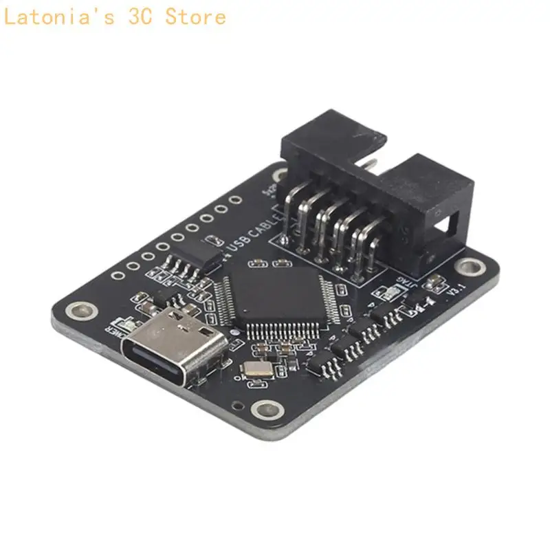 Programming Board for Development Work with FPGA Cable Set, Acrylic Cover Parts and Ribbon Cable for Classroom Practice and