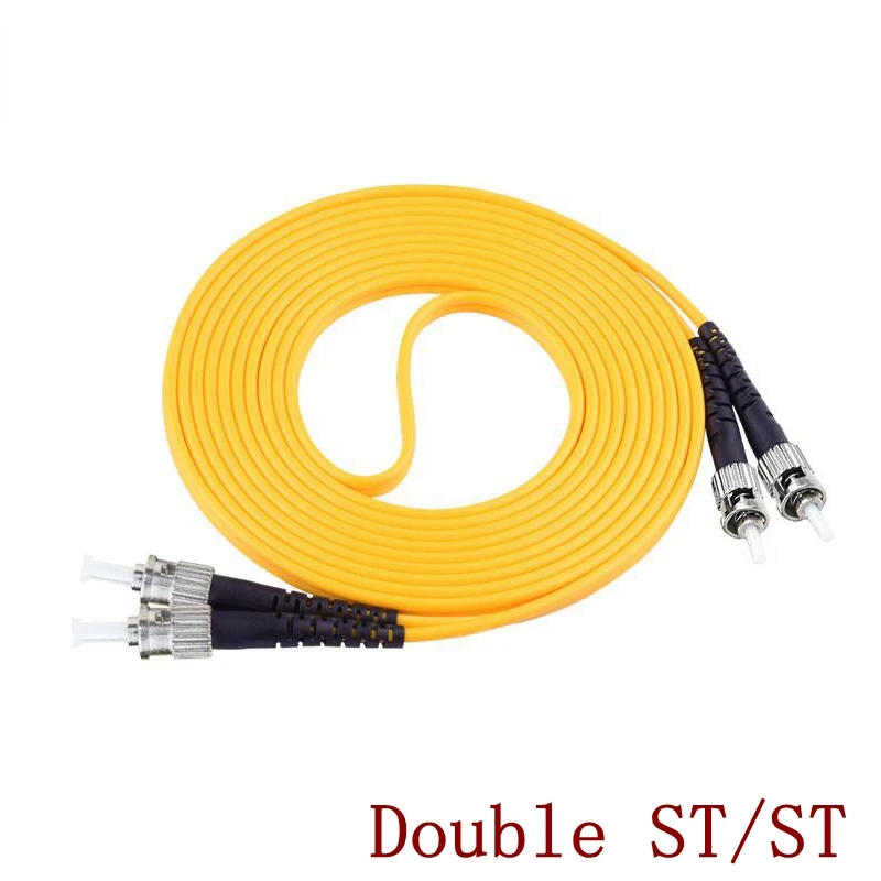 

Double ST UPC to ST UPC Simplex PVC Single Mode Fiber Patch Cable Fiber Optic Patch Cord Cable 1m 2m 3m