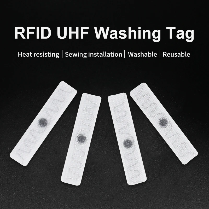 uhf不織布ランドリータグ、高温耐性uhf-rfidタグ、衣類管理用に再利用可能