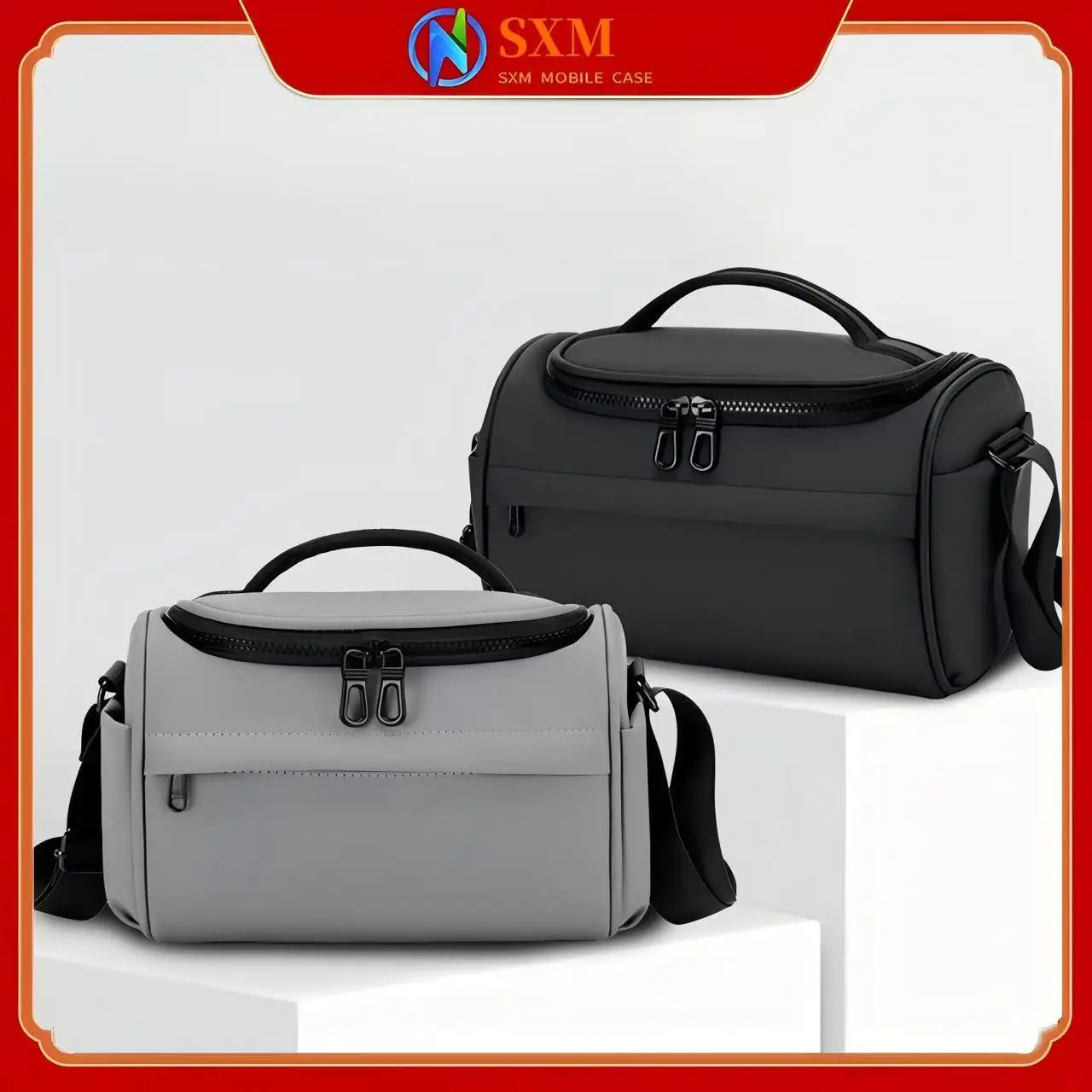 

New High Capacity DSLR Camera Shoulder Bag Waterproof Crossbody Digital Camera Bag Mirrorless Camera Bag