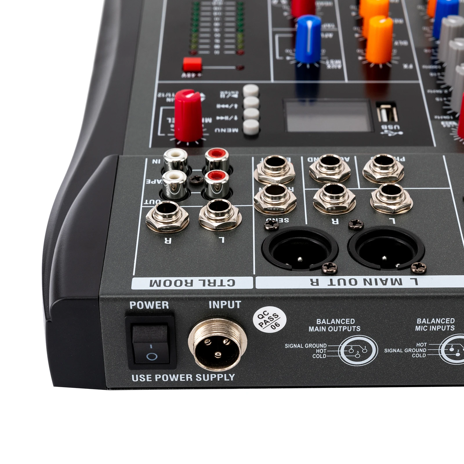 12 Live Audio Bluetooth Audio Mixer with USB Drive for Computer Recording Bluetooth 12 Channel Audio Mixer XLR Microphone Socket