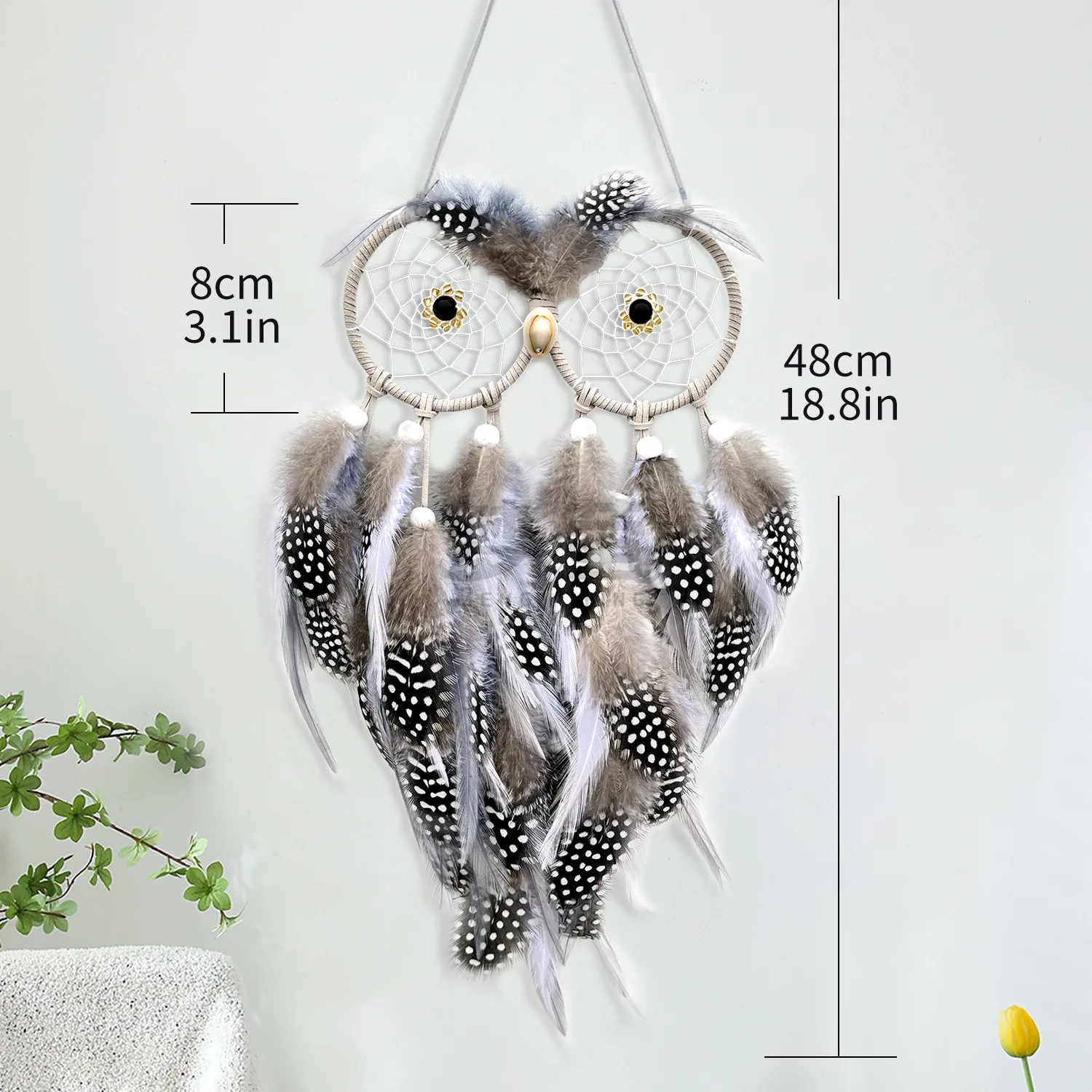 New Scandinavian Style Owl Dreamcatcher Interior house Decoration Ornaments Room Pendant Filter Monternet lover girlfriend Gift