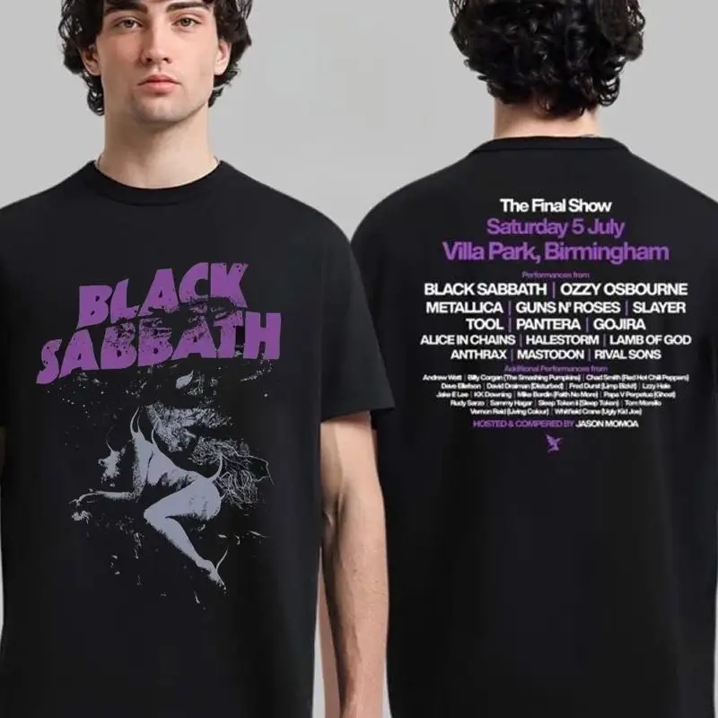 New Black Sabbathes Metal Music  T Shirts Hip Hop Band Men Women T-shirt Oversize Streetwear Cotton Graphic Tops Tops Tees