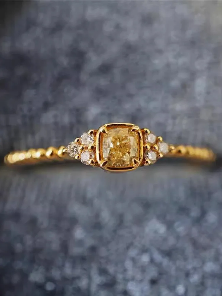 

Регулируемое открытое кольцо с красивой инкрустацией из бриллиантов, в ретро-стиле, модное ювелирное украшение для женщин на каждый день.