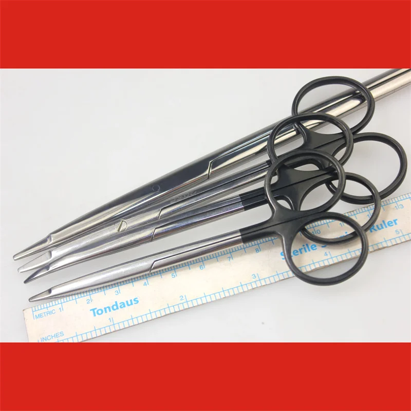 Golden Zhong medical express shape, teeth-shaped, comprehensive tissue, short, flat blade, surgical scissors separation