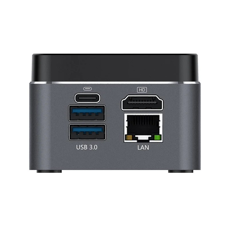 Portable Mini Host M1T Intel N5030 Win 11 8G LPDDR4 512G SSD Intel UHD Graphics RJ45 Bluetooth 5.1 Dual-Band WiFi6 4K HD Output