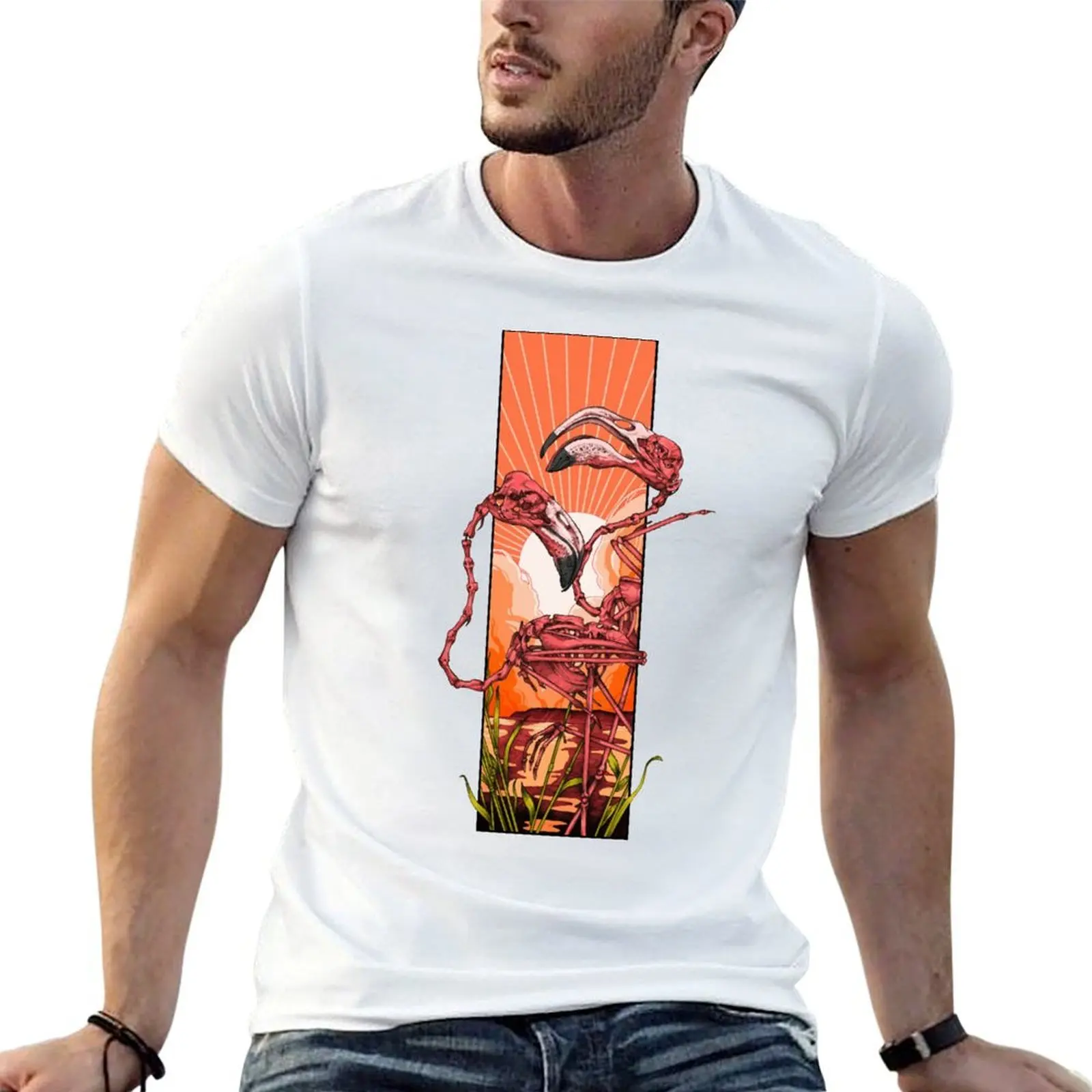 Dancing Flamingos T-Shirt gifts for boyfriend valentines clothes men clothing