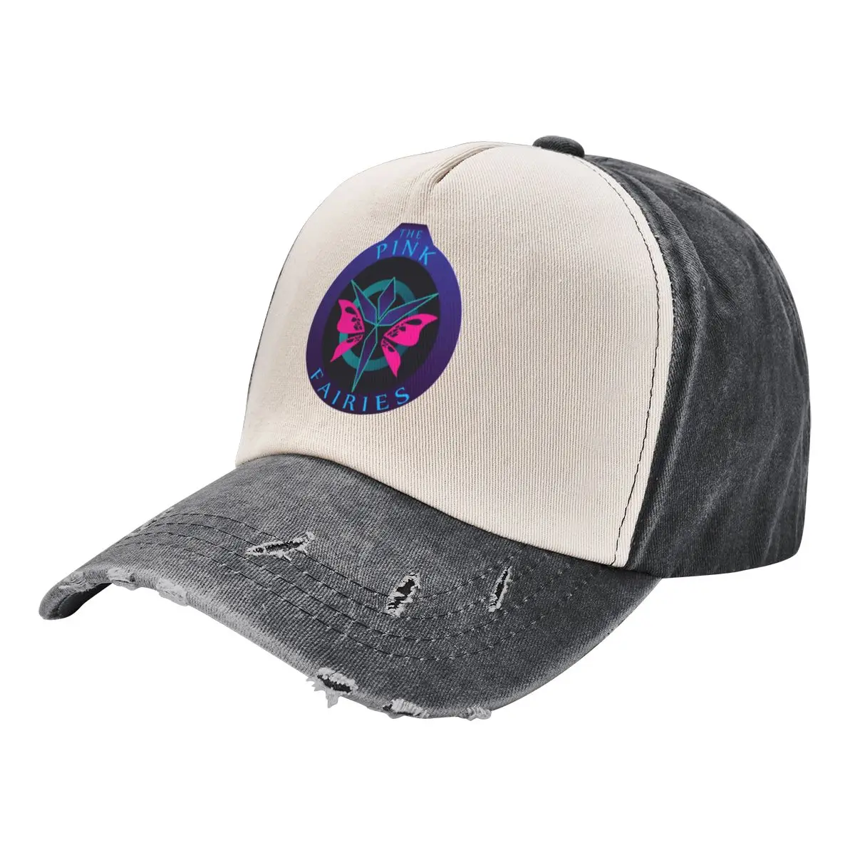 

The Pink Fairies Baseball Cap Big Size Hat golf hat genuine Snapback Cap Brand Man cap Caps Women Men's