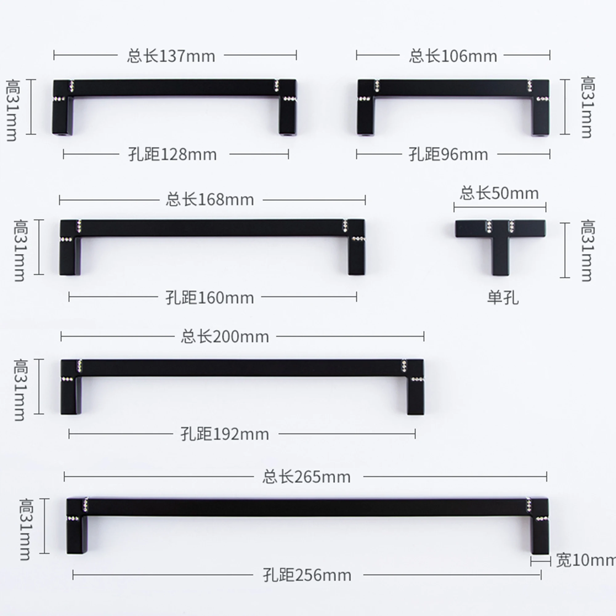 Helle goldene Küchenschrankgriffe, leichte Luxus-Heimdekoration, Möbelbeschläge, Kleiderschrankgriffe, Zinklegierung, Kommode, Türknöpfe