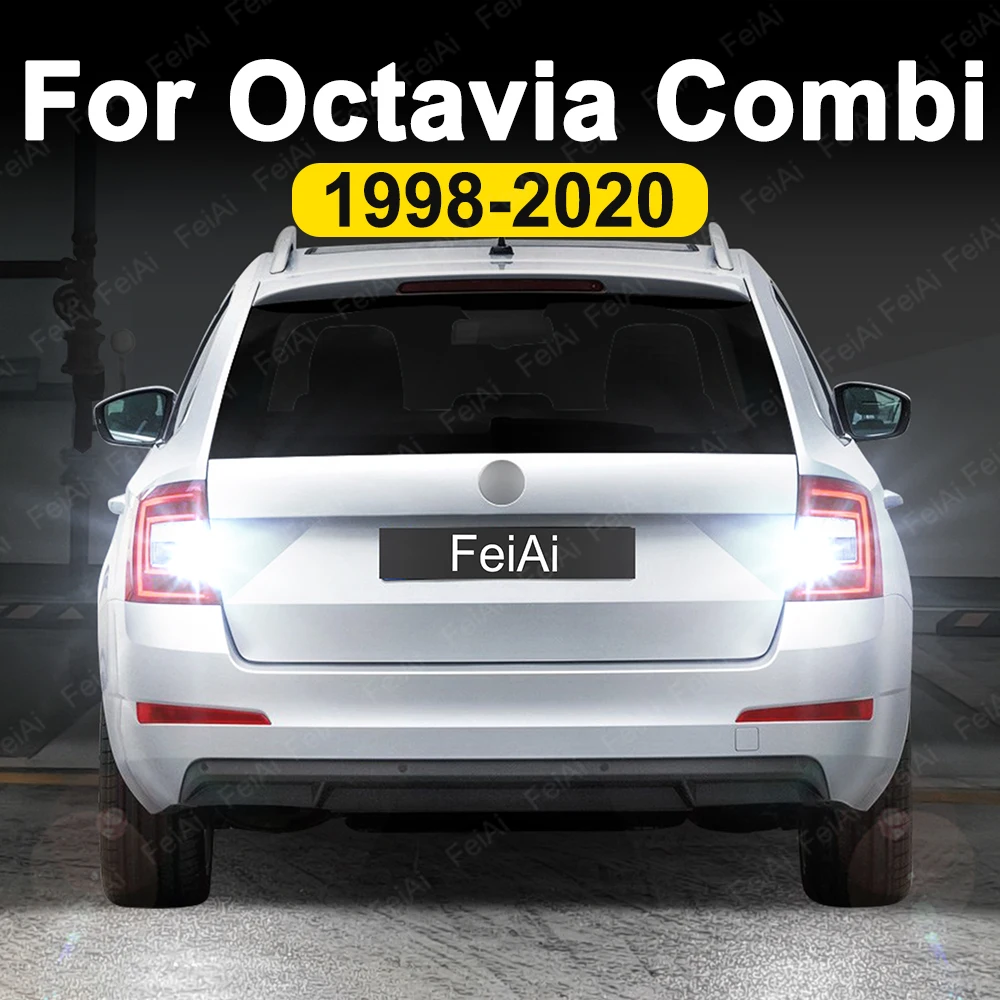 

For Skoda Octavia 1 2 3 Combi LED Backup Reverse Lights 1U5 1Z5 5E5 Estate Tuning Accessories 1998-2020 2017 2016 2015 2014 2013