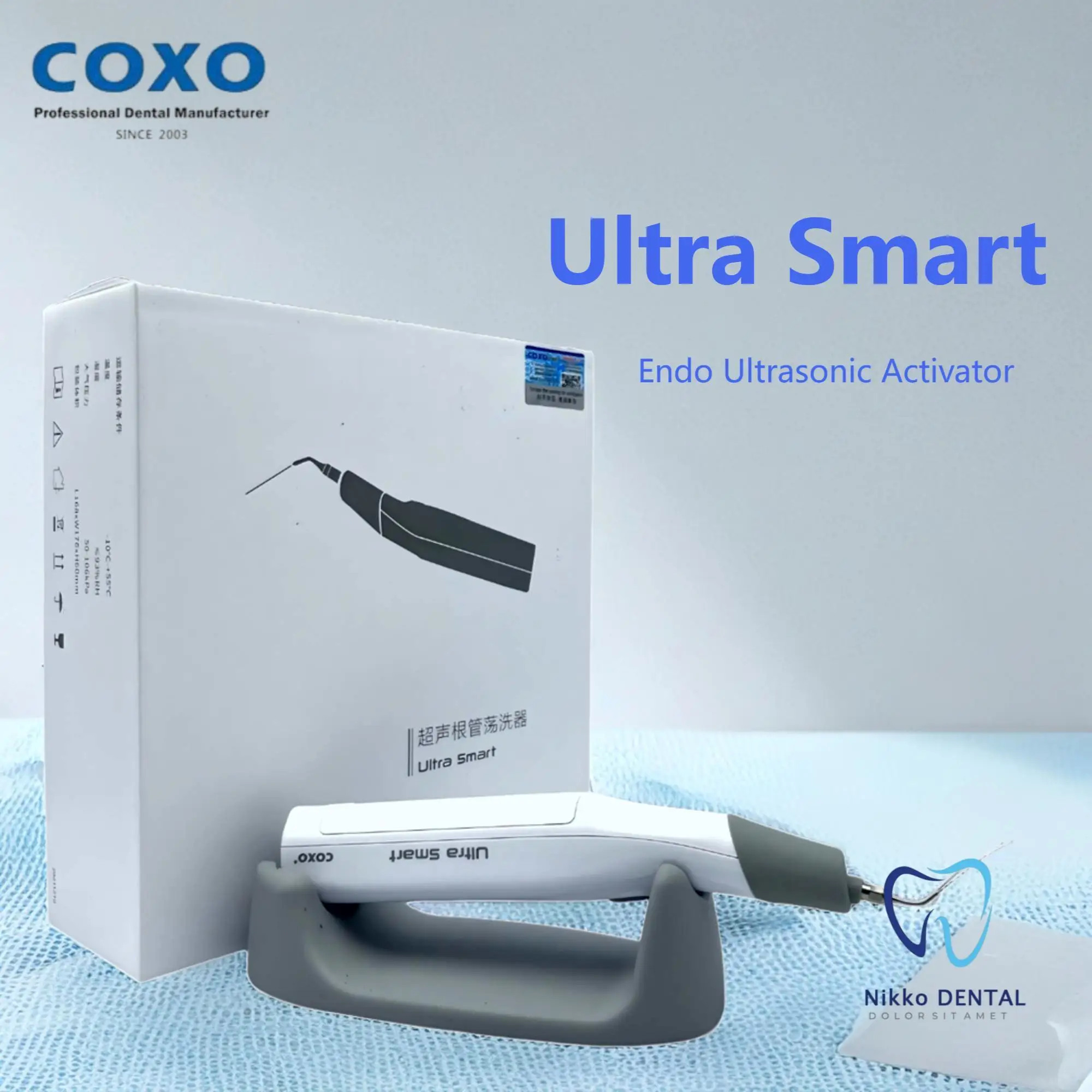 COXO Ultra Smart Endo Ultrasonic Activator Wireless LED Ultrasonic Activator For Endodontic Root Canal Irrigation Dentistry Too
