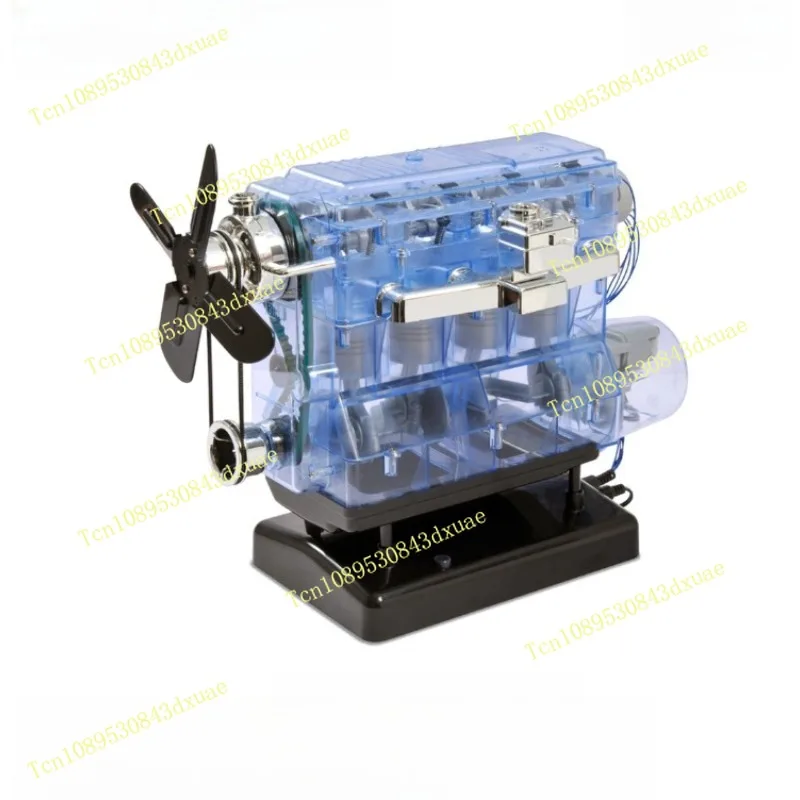 Inline Four Cylinder Engine Model Coaxial 4 Cylinder Engine Internal Combustion Engine Model Building Kits DIY No Glue Required