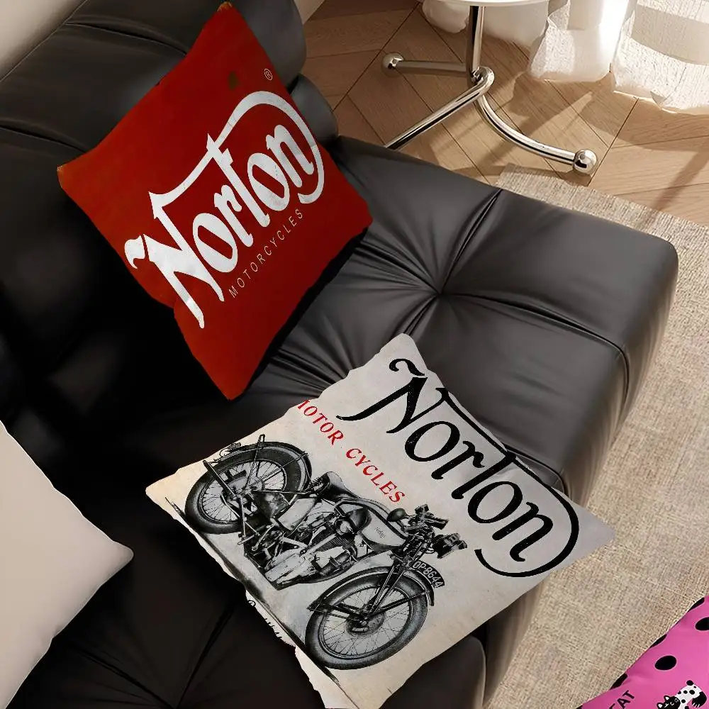 Motorcycle Racing N-Nortons pillow cover sofa cushion cover home room decoration children gift